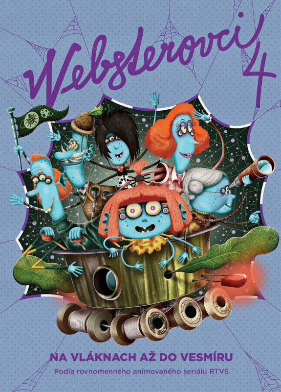 Websterovci 4 (Na vláknach až do vesmíru) - Katarína Kerekesová, Vanda Rozenbergová - kniha z kategorie Beletrie pro děti