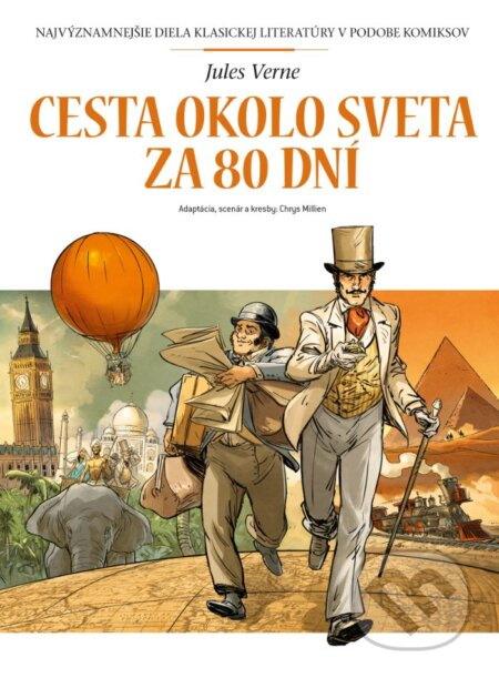 Cesta okolo sveta za 80 dní (komiks) - Jules Verne, Chrys Millien (ilustrátor)