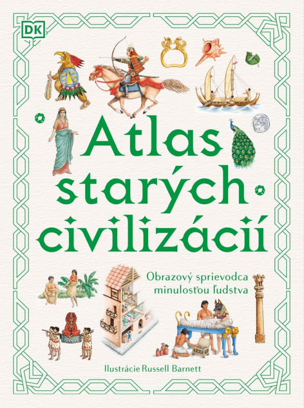 Atlas starých civilizácií - Anne Millard, Russell Barnett (ilustrátor) - kniha z kategorie Encyklopedie