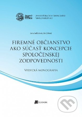 Firemné občianstvo ako súčasť koncepcie spoločenskej zodpovednosti - kniha z kategorie Personalistika