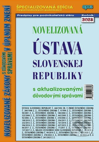 Novelizovaná Ústava Slovenskej republiky - kniha z kategorie Právo