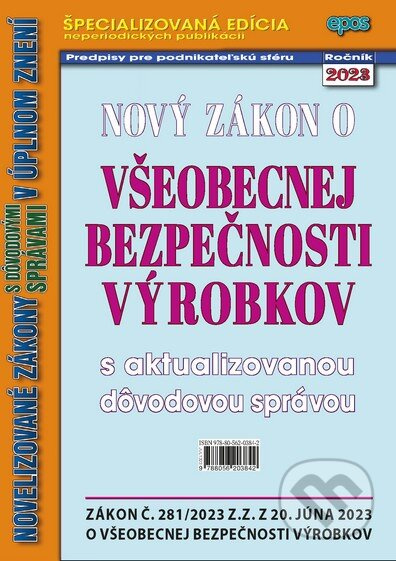 Nový zákon o všeobecnej bezpečnosti výrobkov - kniha z kategorie Právo