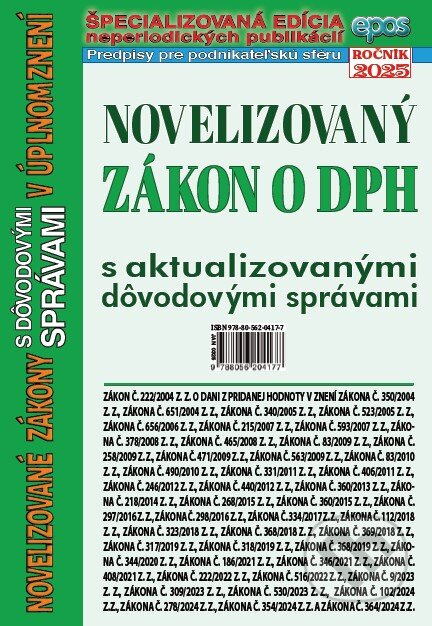 Novelizovaný zákon o DPH - kniha z kategorie Daně