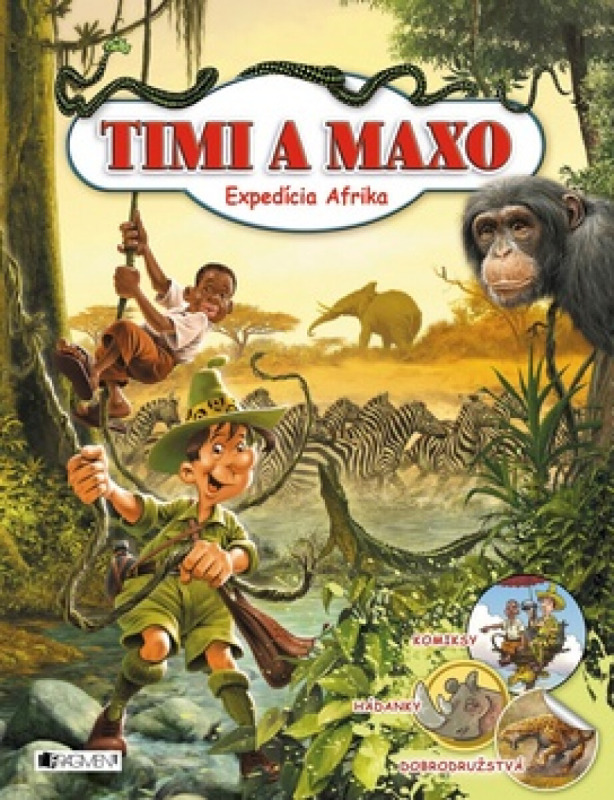 Bob a Tom: Expedícia Afrika (Komiksy, hádanky, dobrodružstvá) - kniha z kategorie Komiksy