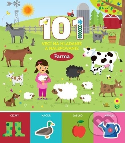 101 vecí na hľadanie a nalepovanie - Farma - kniha z kategorie Samolepky