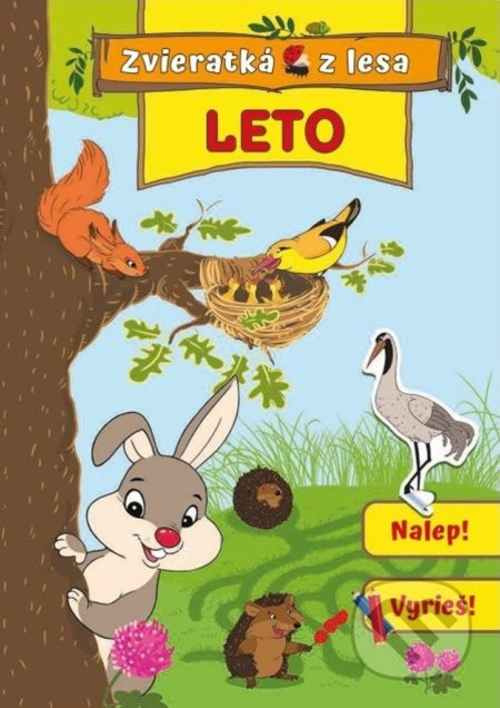 Leto - Zvieratká z lesa - kniha z kategorie Úkoly pro děti