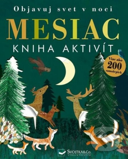 Mesiac - Kniha aktivít (Objavuj svet v noci) - Britta Teckentrup, Beth Hamilton - kniha z kategorie Naučné knihy