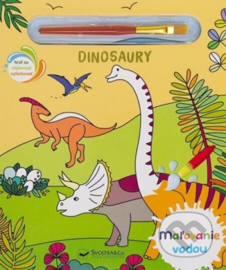 Maľovanie vodou - Dinosauri - kniha z kategorie Omalovánky