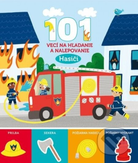 Hasiči - 101 vecí na hľadanie a nalepovanie - kniha z kategorie Úkoly pro děti
