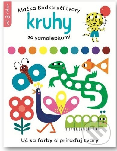 Mačka Bodka učí tvary: Kruhy so samolepkami - kniha z kategorie Samolepky