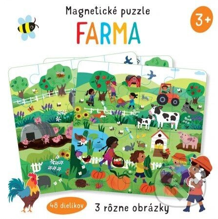 Magnetické puzzle: Farma - kniha z kategorie Dětské puzzle