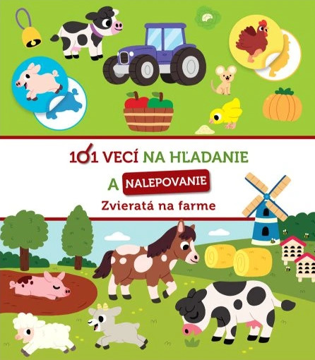 101 vecí na hľadanie a nalepovanie Zvieratá na farme