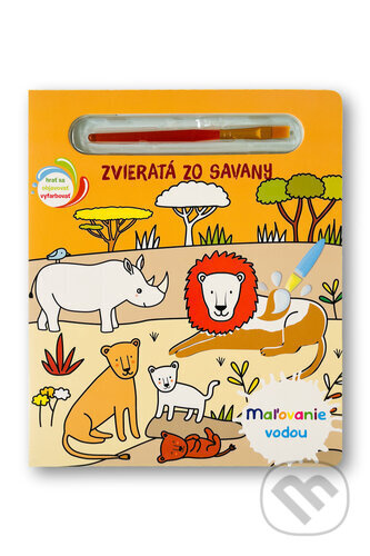 Maľovanie vodou: Zvieratá zo savany - kniha z kategorie Omalovánky