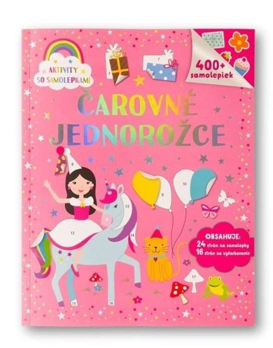 Čarovné jednorožce - 400 samolepiek (Aktivity so samolepkami)