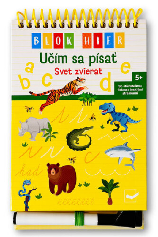 Blok hier Učím sa písať Svet zvierat -  Autor Neuveden