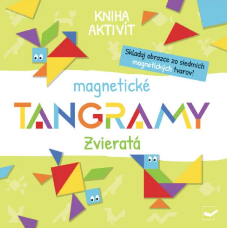 Kniha aktivít magnetické TANGRAMY Zvieratá -
