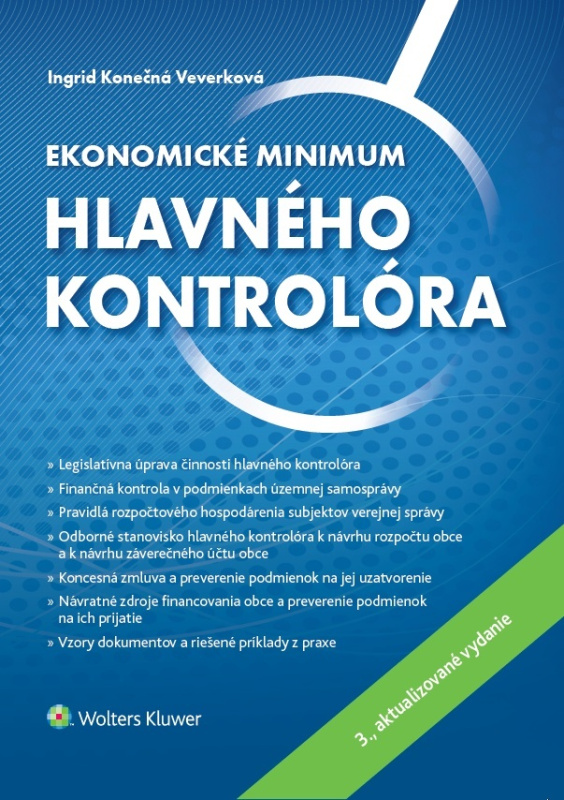 Ekonomické minimum hlavného kontrolóra - Ingrid Konečná Veverková - kniha z kategorie Veřejná správa