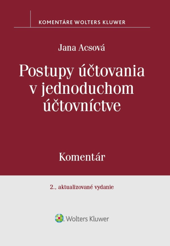 Postupy účtovania v jednoduchom účtovníctve (Komentár) - kniha z kategorie Daně