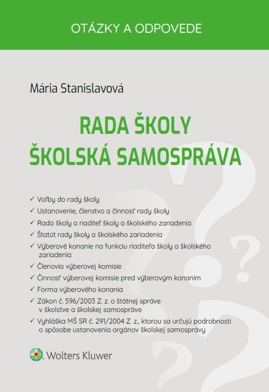 Rada školy, Školská samospráva (Otázky a odpovede) - kniha z kategorie Management