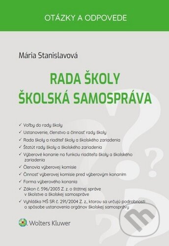 Rada školy, Školská samospráva (Otázky a odpovede) - kniha z kategorie Management