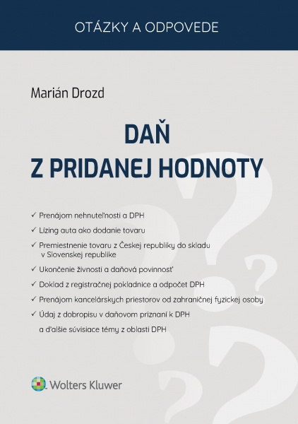 Daň z pridanej hodnoty (Otázky a odpoved) - Marián Drozd - kniha z kategorie Daně