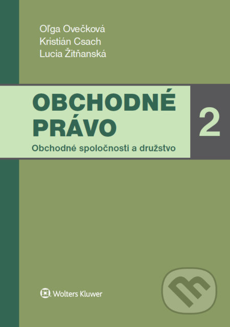 Obchodné právo 2 (Obchodné spoločnosti a družstvo) - kniha z kategorie Vysoké školy