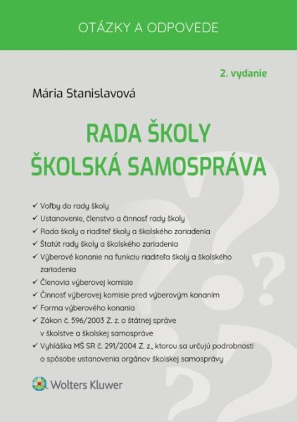 Rada školy – školská samospráva (Otázky a odpovede) - kniha z kategorie Management