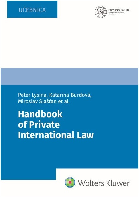 Handbook of Private International Law - Peter Lysina, Katarína Burdová, Miroslav Slašťan - kniha z kategorie Občanské právo