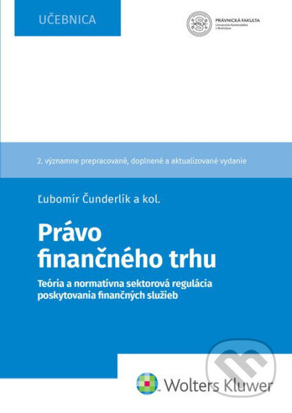 Právo finančného trhu - Ľubomír Čunderlík - kniha z kategorie Finance