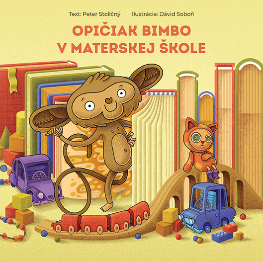 Opičiak Bimbo v materskej škole - Peter Stoličný, Dávid Soboň (ilustrátor) - kniha z kategorie Pro děti