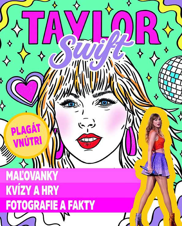 Taylor Swift - Aktivity - kniha z kategorie Omalovánky, vystřihovánky, papír