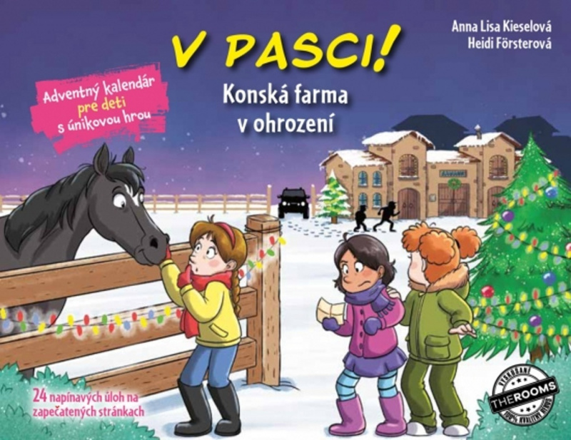 V pasci! Konská farma v ohrození: Adventný kalendár pre deti s únikovou hrou - kniha z kategorie Beletrie pro děti