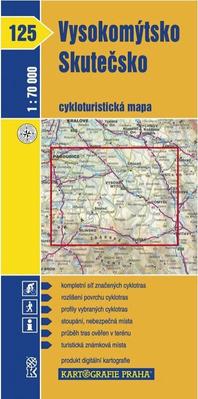 1: 70T(125)-Vysokomýtsko, Skutečsko (cyklomapa)