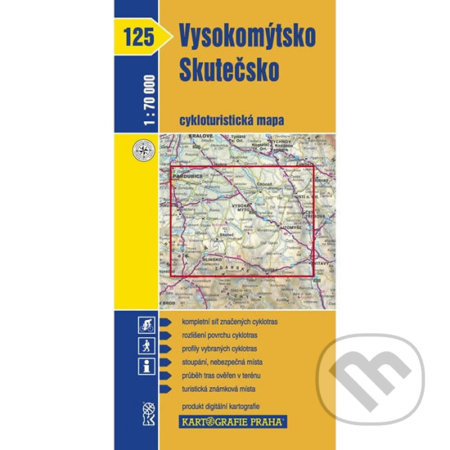 1: 70T(125)-Vysokomýtsko, Skutečsko (cyklomapa)