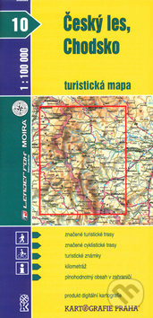 Český les, Chodsko  turistická mapa 1:100 000 (10)
