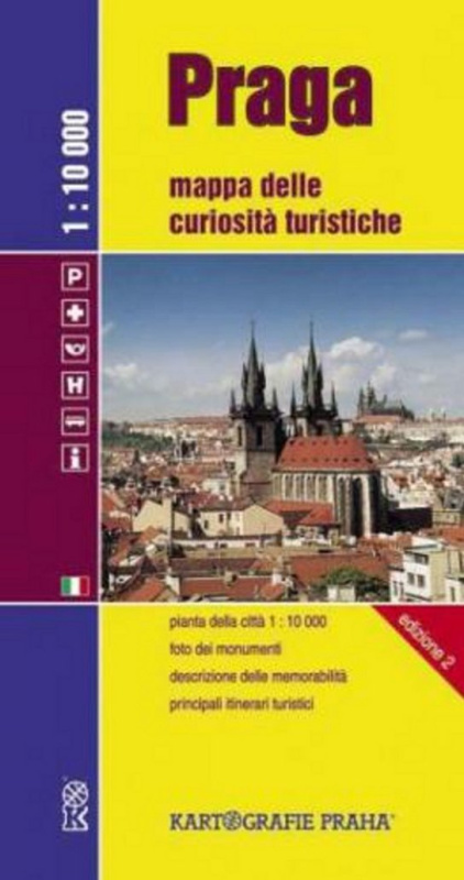Praga Mappa delle curiositá turistische 1:10 000 -  Autor Neuveden