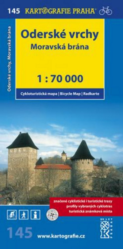Oderské vrchy, Moravská brána 1:70 000 (Cykloturistická mapa)