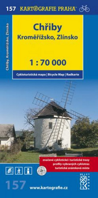 Chřiby, Kroměřížsko, Zlínsko 1:70 000