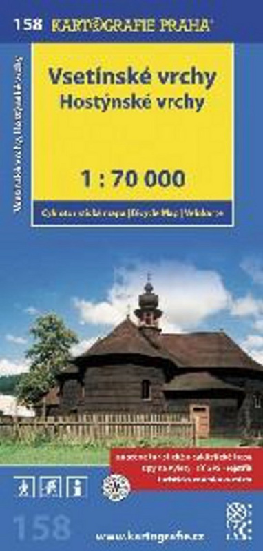 Vsetínské vrchy, Hostýnské vrchy 1:70 000 (cyklomapa)