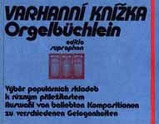 Varhanní knížka -  Autor Neuveden