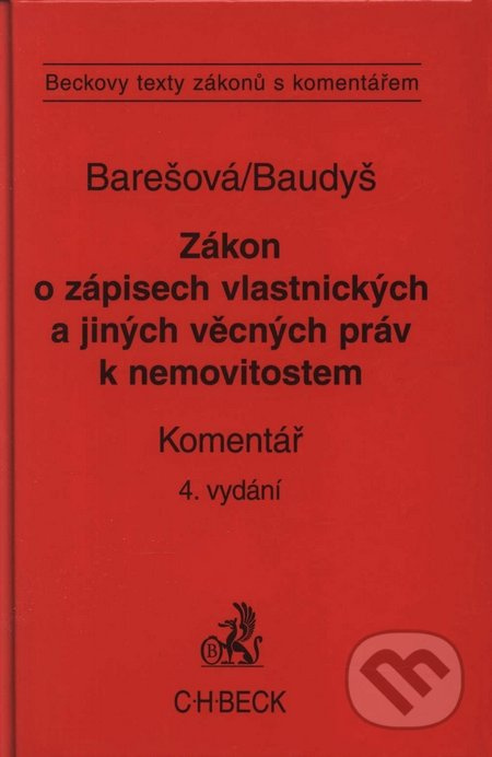 Zákon o zápisech vlastnických a jiných věcných práv k nemovitostem - kniha z kategorie Občanské právo