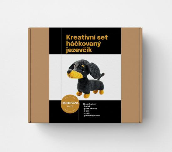 Kreativní set Háčkovaný jezevčík -  Autor Neuveden