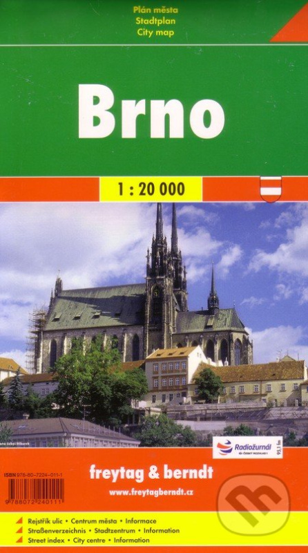 Brno 1:20 000 (Plán mesta)