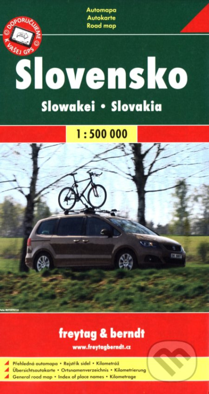 Slovensko 1:500 000 (Automapa - Platná do konca roka 2019)