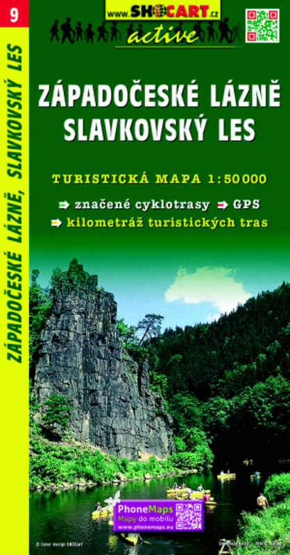 Západočeské lázně / Turistická mapa SHOCart