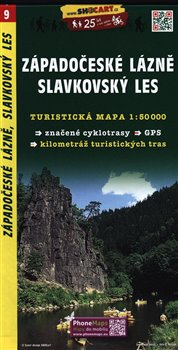 Západočeské lázně / Turistická mapa SHOCart