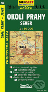 Okolí Prahy - sever / Turistická mapa SHOCart