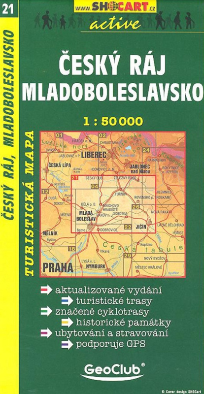 Český ráj-Mladoboleslavsko / Turistická mapa SHOCart
