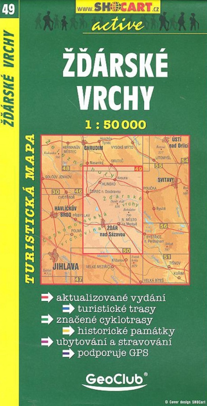 Žďárské Vrchy 1:50 000