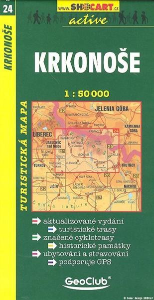 Krkonoše / Turistická mapa SHOCart
